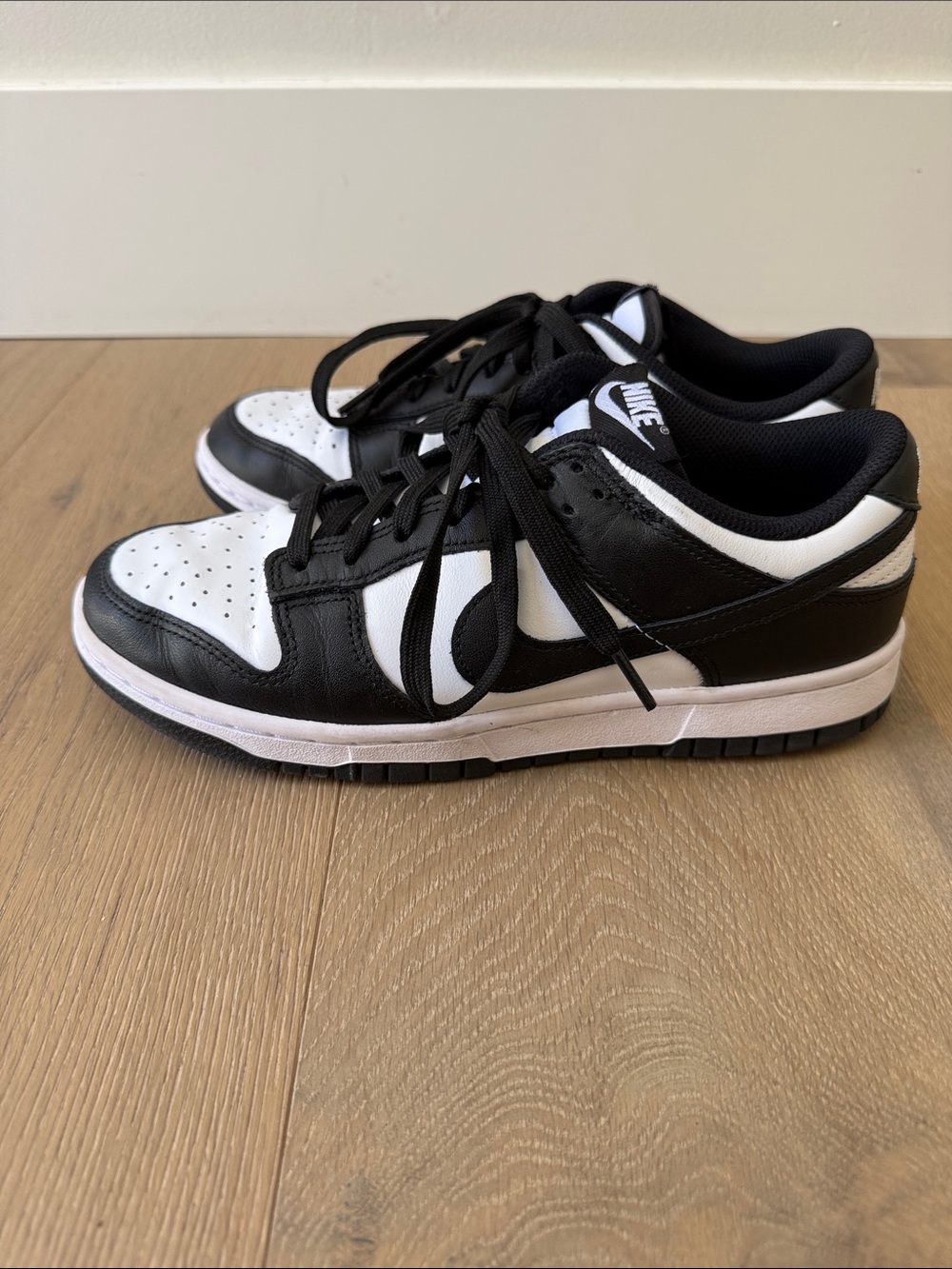 Nike Black and White Low-Top Women's Panda Dunks